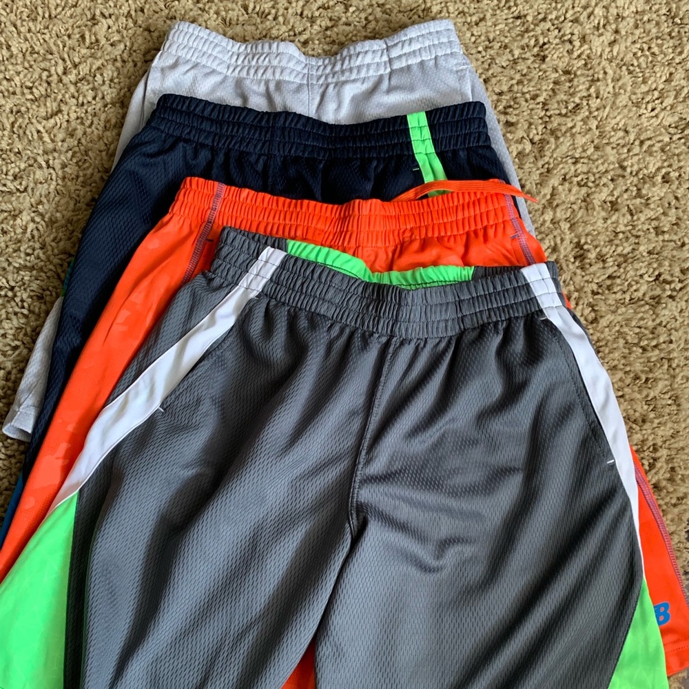 Bundle-3 New Balance & 1 Champion shorts Sz 10-12